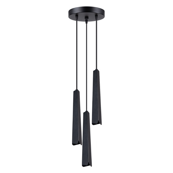 Lampa wisząca REFLEX czarna 3xG9x8W wym:120x19,5x19,5cm IP20 Pure Lume 1018911
