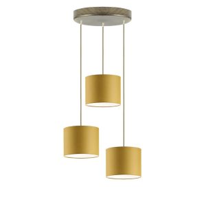 Lampa wisząca regulacja PUEBLO Stare złoto/ Musztardowy 949392 Lampa wisząca regulacja PUEBLO Stare złoto/ Musztardowy 949392