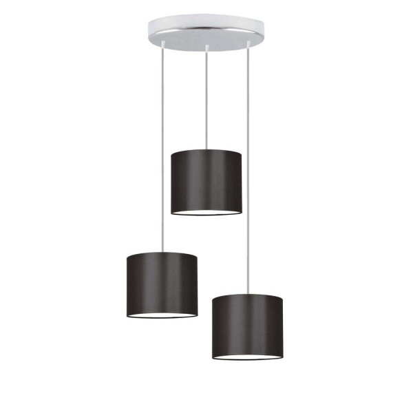 Lampa wisząca regulowana PUEBLO Chrom/ Brązowy 961093
