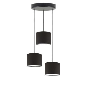 Lampa wisząca regulowana PUEBLO Czarny/ Brązowy 963809 Lampa wisząca regulowana PUEBLO Czarny/ Brązowy 963809