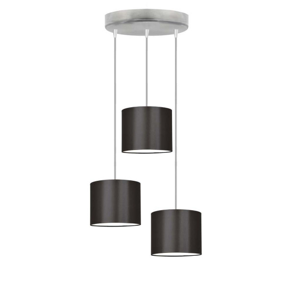 Lampa wisząca regulowana PUEBLO Srebrny/ Brązowy 961637