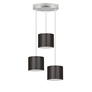 Lampa wisząca regulowana PUEBLO Stal szczotkowana/ Brązowy 961643 Lampa wisząca regulowana PUEBLO Stal szczotkowana/ Brązowy 961643