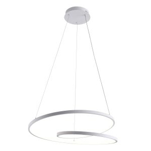 Lampa wisząca REINA biała piaskowana LED 1x40W Odcienie bieli 2600lm Italux 836243 Lampa wisząca REINA biała piaskowana LED 1x40W Odcienie bieli 2600lm Italux 836243