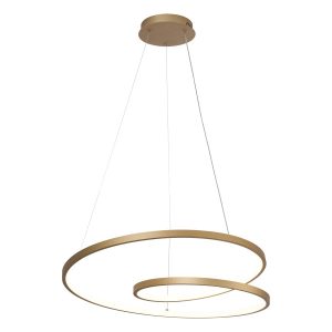 Lampa wisząca REINA złota LED 1x40W Odcienie bieli 2600lm Italux 836449 Lampa wisząca REINA złota LED 1x40W Odcienie bieli 2600lm Italux 836449