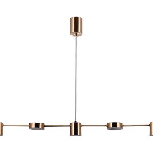 Lampa wisząca Remdal LED 5-punktowa aluminiowa złota 45609