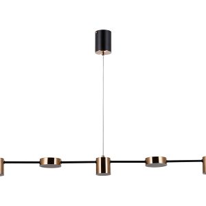 Lampa wisząca Remdal LED 5-punktowa metalowa brązowa 44918