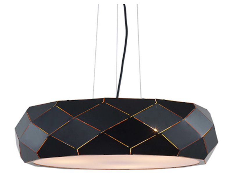 Lampa wisząca Reus 3-punktowa metalowa czarna 37053