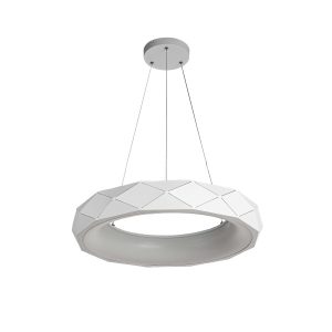 Lampa wisząca Reus biała LED 1x36W Neutralna biel 3240lm Light Prestige 857801 Lampa wisząca Reus biała LED 1x36W Neutralna biel 3240lm Light Prestige 857801
