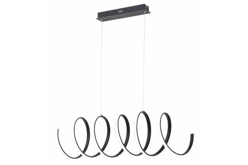 Lampa wisząca Ribbon czarna LED 1x40W Neutralna biel 3200lm Reality 845238