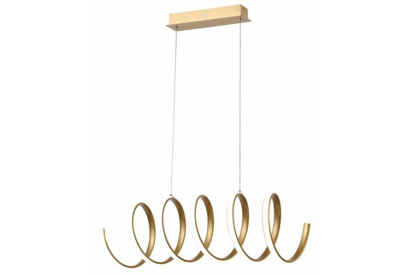 Lampa wisząca Ribbon złota LED 1x40W Neutralna biel 3200lm Reality 845813