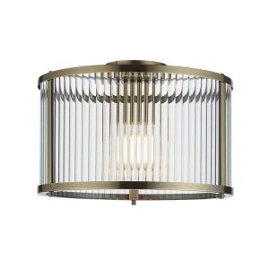 Lampa wisząca RIDGETON antyczna mosiężna 1xE27x20W IP20 Endon 1030297 Lampa wisząca RIDGETON antyczna mosiężna 1xE27x20W IP20 Endon 1030297