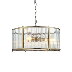 Lampa wisząca RIDGETON antyczna mosiężna 3xE14x15W IP20 Endon 1025581