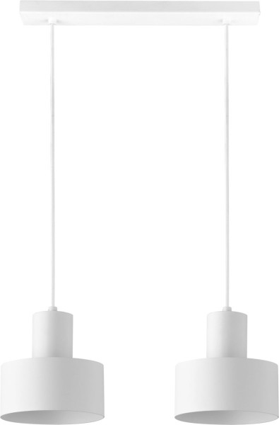 Lampa wisząca Rif biała 2xE27x15W wym:70x42x15cm IP20 Sigma Lighting 1025614