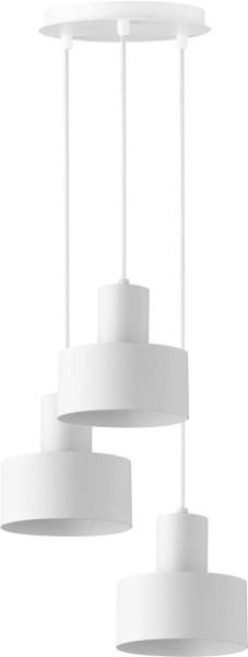 Lampa wisząca Rif biała 3xE27x15W wym:80x33x33cm IP20 Sigma Lighting 1025820