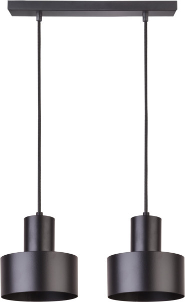 Lampa wisząca Rif czarna 2xE27x15W wym:70x42x15cm IP20 Sigma Lighting 1025813