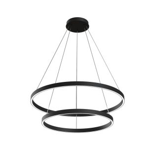Lampa wisząca RIM czarno-biała LED 2x88W Neutralna biel 5200lm Maytoni 852310 Lampa wisząca RIM czarno-biała LED 2x88W Neutralna biel 5200lm Maytoni 852310
