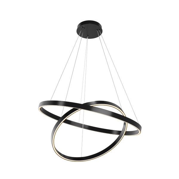 Lampa wisząca RIM czarno-biała LED 83W 3000-4000K 7000lm Maytoni 1018921