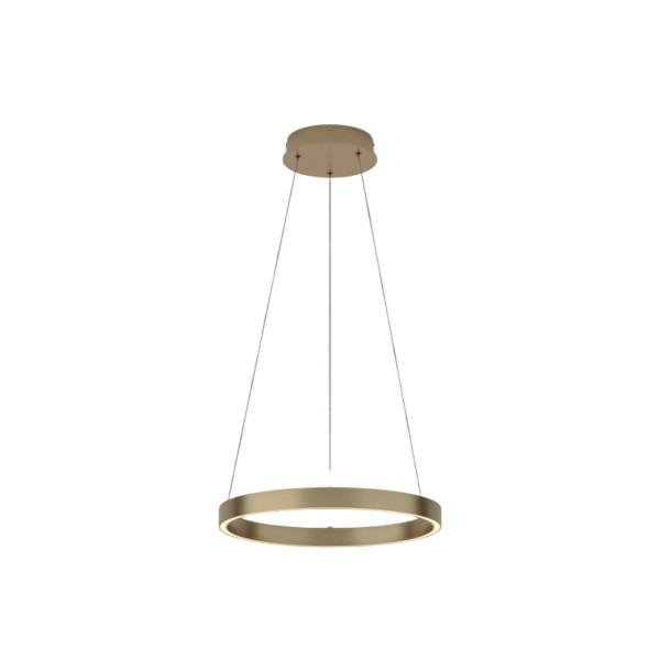 Lampa wisząca RIM mosiężno-złota LED 1x25W Ciepła biel 1200lm Maytoni 852190