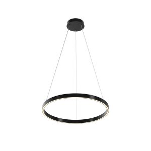 Lampa wisząca RIM ring czarno-biała LED 36W Biały zmienny 0lm IP20 Maytoni 1019247