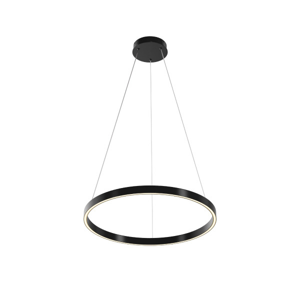 Lampa wisząca RIM ring czarno-biała LED 36W Biały zmienny 0lm IP20 Maytoni 1019247