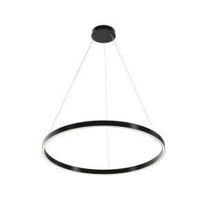 Lampa wisząca RIM ring czarno-biała LED 51W Biały zmienny 0lm IP20 Maytoni 1019152
