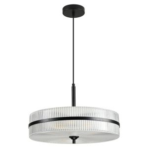 Lampa wisząca Ring 5-punktowa transparentna 854813