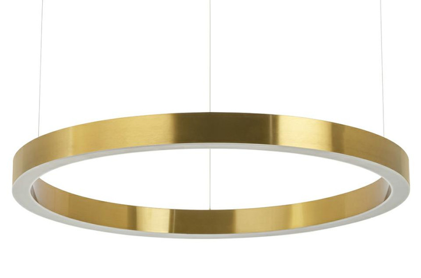 Lampa wisząca RING 80 złota - LED, stal 148148