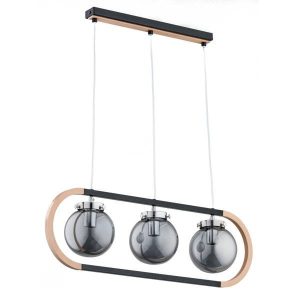 Lampa wisząca RINO czarna 3xE14x10W wym:80x68x15cm IP20 Alfa 1019186 Lampa wisząca RINO czarna 3xE14x10W wym:80x68x15cm IP20 Alfa 1019186