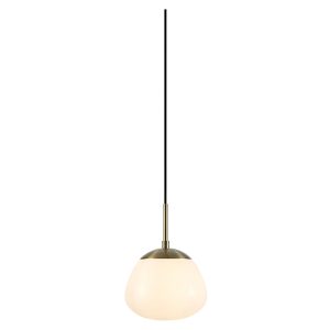 Lampa wisząca Rise metalowa biało-złota 57561 Lampa wisząca Rise metalowa biało-złota 57561