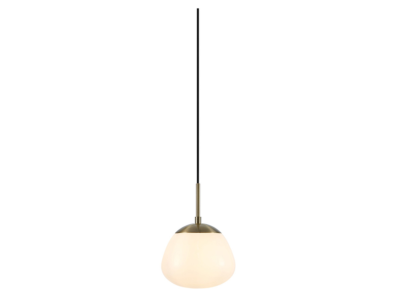 Lampa wisząca Rise metalowa biało-złota 57561