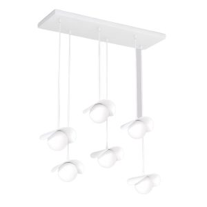 Lampa wisząca RITUAL biała 6xG9x15W wym:120x75x32cm IP20 Emibig 1025287 Lampa wisząca RITUAL biała 6xG9x15W wym:120x75x32cm IP20 Emibig 1025287