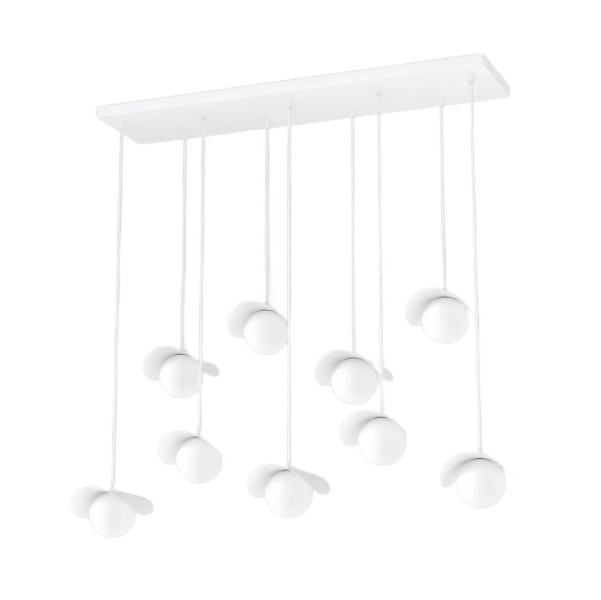 Lampa wisząca RITUAL biała 9xG9x15W wym:120x100x32cm IP20 Emibig 1025274
