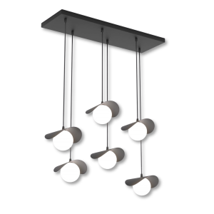 Lampa wisząca RITUAL czarno-biała 6xG9x15W wym:120x75x32cm IP20 Emibig 1025313 Lampa wisząca RITUAL czarno-biała 6xG9x15W wym:120x75x32cm IP20 Emibig 1025313