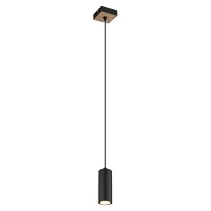 Lampa wisząca Robby metalowa czarna 132954