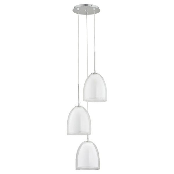 Lampa wisząca RONDA chromowana 3xE27x15W wym:100x34x34cm IP20 Alfa 1027008