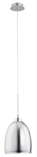Lampa wisząca Ronda chromowana-grafit 1xE27x60W wym:100x18x18cm IP20 Alfa 1030027
