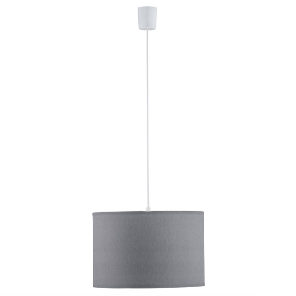Lampa Wisząca Rondo Szara Tk Lighting - Klasyczny Minimalizm 834451