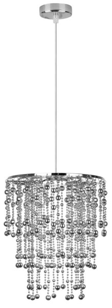 Lampa wisząca RONI 1x60w e27 abażur chromowy 800336