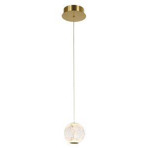 Lampa wisząca Rosario LED stalowa złota 47985 Lampa wisząca Rosario LED stalowa złota 47985
