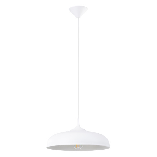 Lampa wisząca ROSELA biała 1xE27x15W wym:74x38x38cm IP20 Pure Lume 1025809