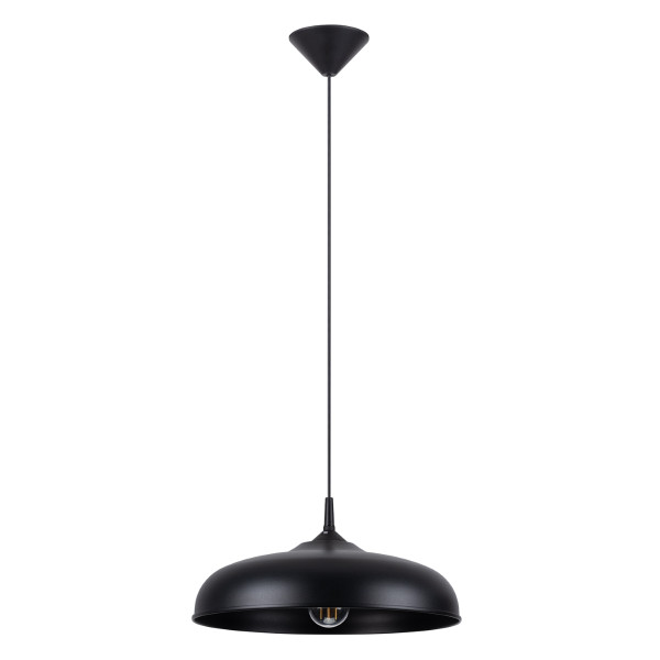 Lampa wisząca ROSELA czarna 1xE27x15W wym:74x38x38cm IP20 Pure Lume 1025805