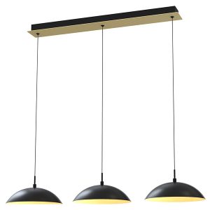 Lampa wisząca Rosskoff LED 3-punktowa ze ściemniaczem czarna 111614 Lampa wisząca Rosskoff LED 3-punktowa ze ściemniaczem czarna 111614