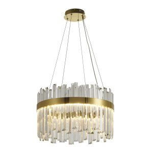 Lampa wisząca ROYAL LED kryształowa złota 50 cm 749232 Lampa wisząca ROYAL LED kryształowa złota 50 cm 749232