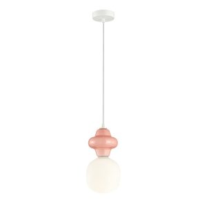 Lampa wisząca różowa LATERA 1xE14x40W wym: 120x15x15 cm Italux 835780 Lampa wisząca różowa LATERA 1xE14x40W wym: 120x15x15 cm Italux 835780
