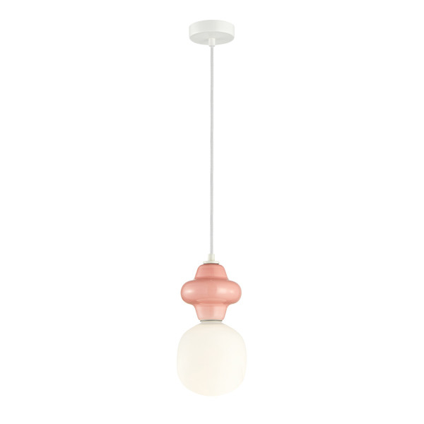 Lampa wisząca różowa LATERA 1xE14x40W wym: 120x15x15 cm Italux 835780