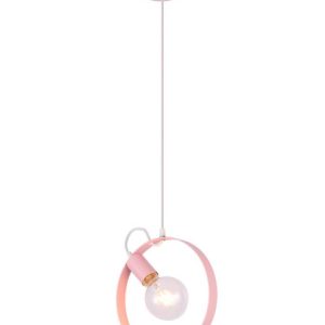 Lampa wisząca różowa NEXO 1xE27x40W wym: 100x25x3 cm Candellux 924175 Lampa wisząca różowa NEXO 1xE27x40W wym: 100x25x3 cm Candellux 924175