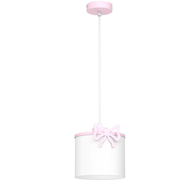 Lampa wisząca różowa Sweet 1xE27x15W wym: 115x18x18 cm Luminex 846144