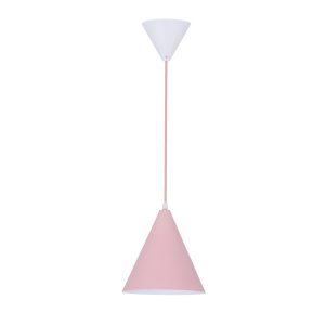 Lampa wisząca różowa VOSS 1xE27x40W wym: 110x20x20 cm Candellux 924097 Lampa wisząca różowa VOSS 1xE27x40W wym: 110x20x20 cm Candellux 924097