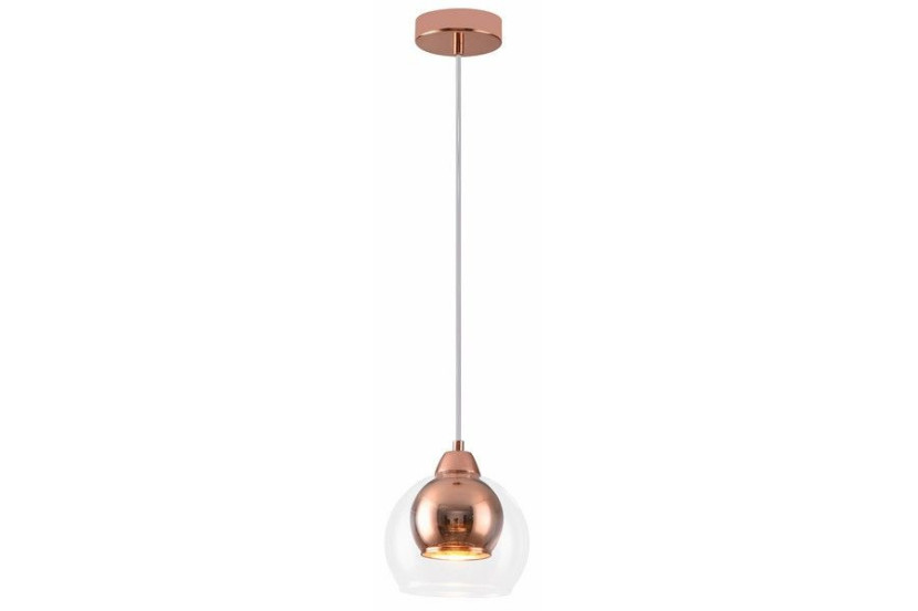 Lampa wisząca różowe złoto Clara 1xE27x40W wym: 100x15x15 cm Reality 854598