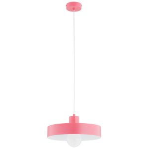 Lampa wisząca różowo-biała NEVERA 1xE27x15W wym: 80x34x34 cm Alfa 841791 Lampa wisząca różowo-biała NEVERA 1xE27x15W wym: 80x34x34 cm Alfa 841791